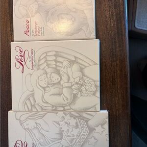 Longaberger Cookie Mold Set - Joy, Love, and Peace